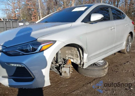 2018 Hyundai Elantra Sport из США, поврежденный, VIN KMHD04LBXJU506219